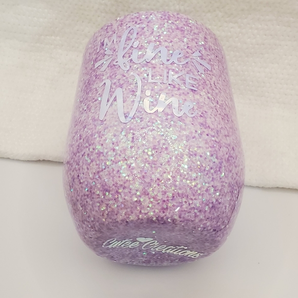 10oz Stainless Steel Wine Tumbler - Picture 3 of 4